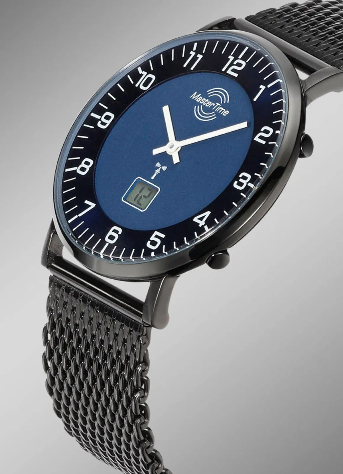 Master Time Funk-Herrenuhr mit Edelstahlband