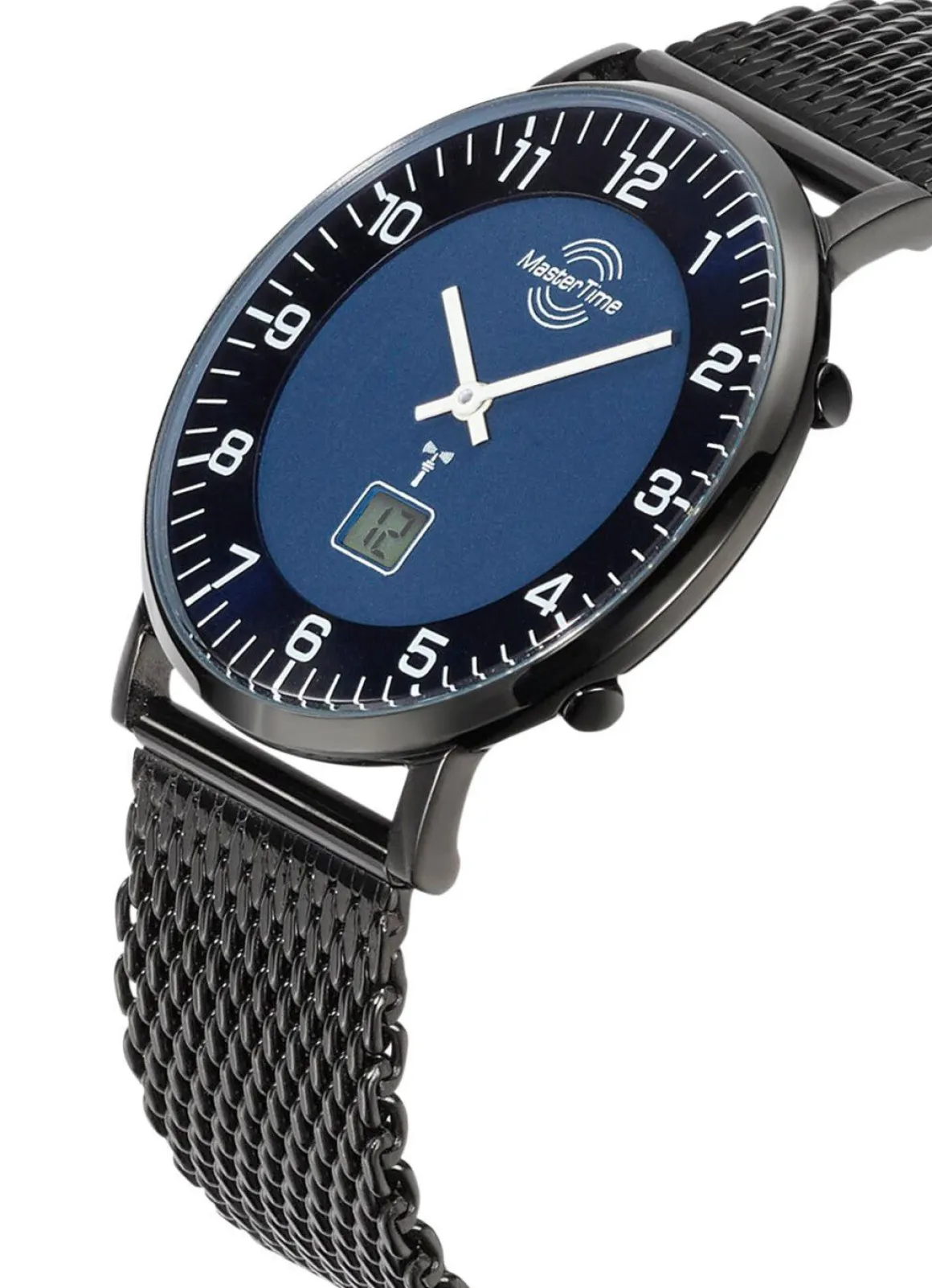 Master Time Funk-Herrenuhr mit Edelstahlband