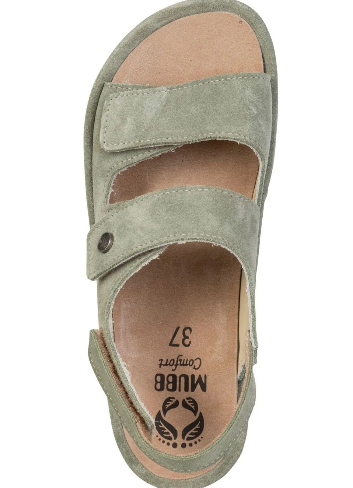 Mubb, bequeme Damen-Sandalen, Weite H, mit herausnehmbarem Fußbett