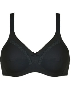 Naturana Zweierpack BH mit dekorativem Spitzenband in den Cups