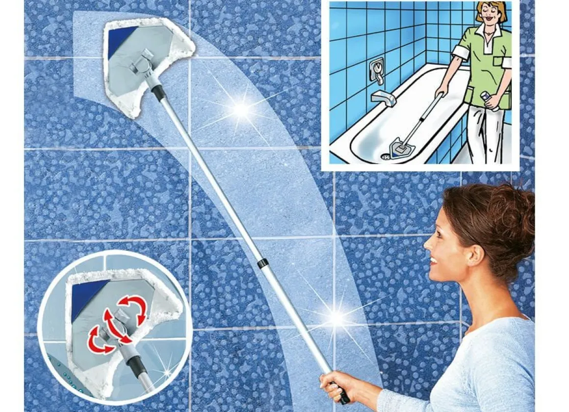 Nie mehr bücken mit dem Multiflex-Wischer-Set