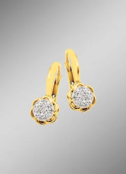 Ohrringe mit Diamanten