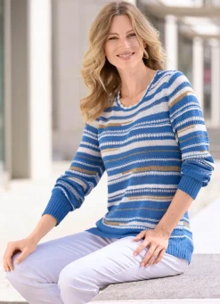 Pullover aus Bändchengarn