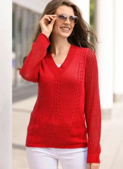 Pullover aus Bändchengarn