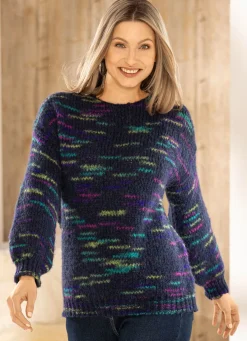 Pullover aus Effektgarn