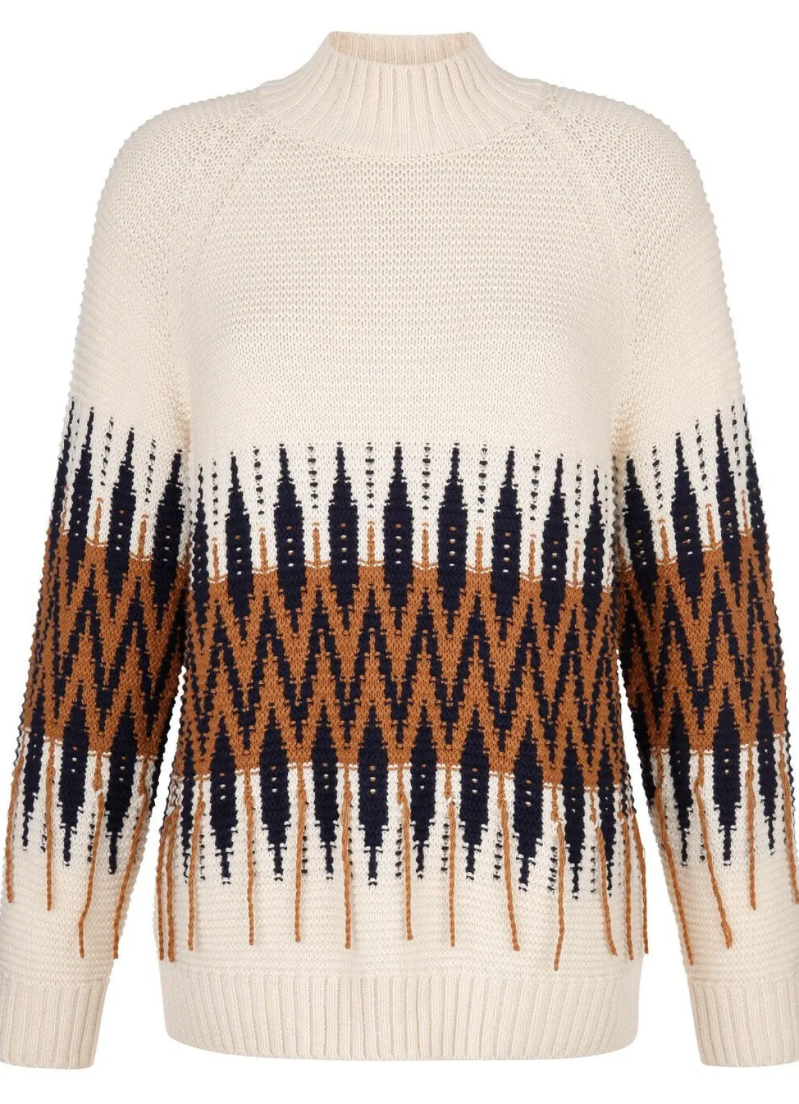 Pullover in Biesenstrick