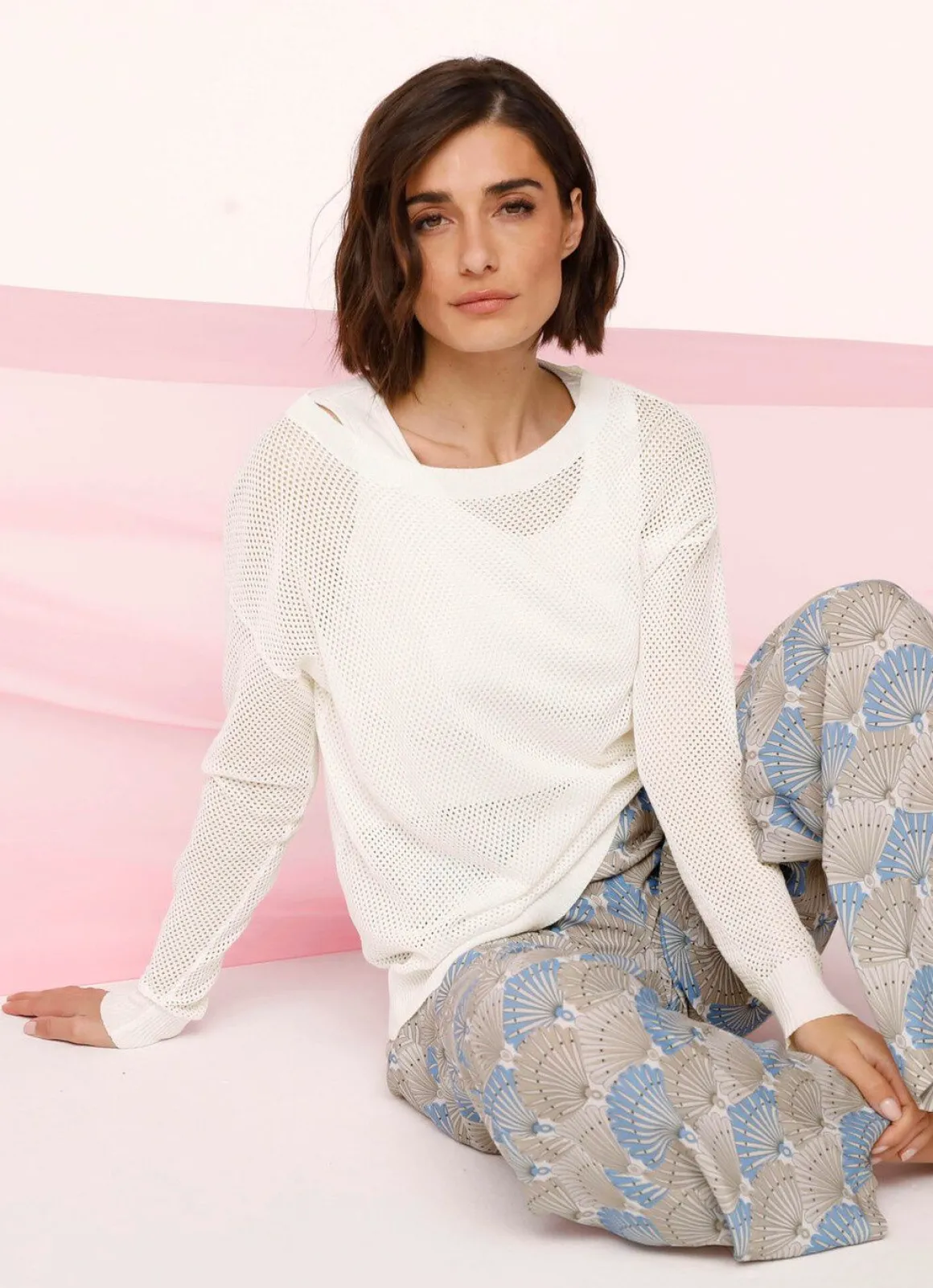 Pullover in Feinstrick