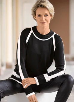 Pullover in Feinstrick