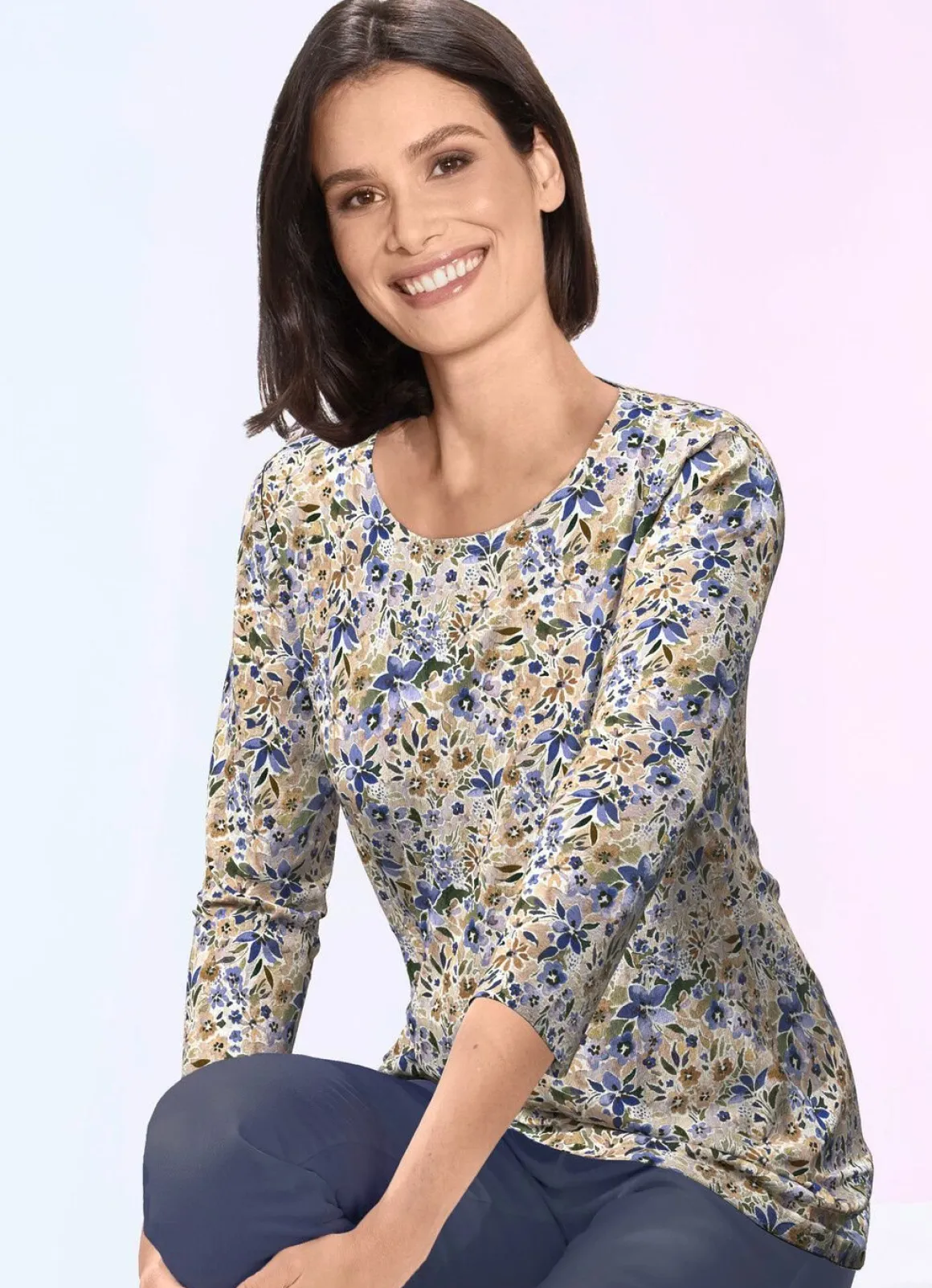 Pullover in Feinstrick