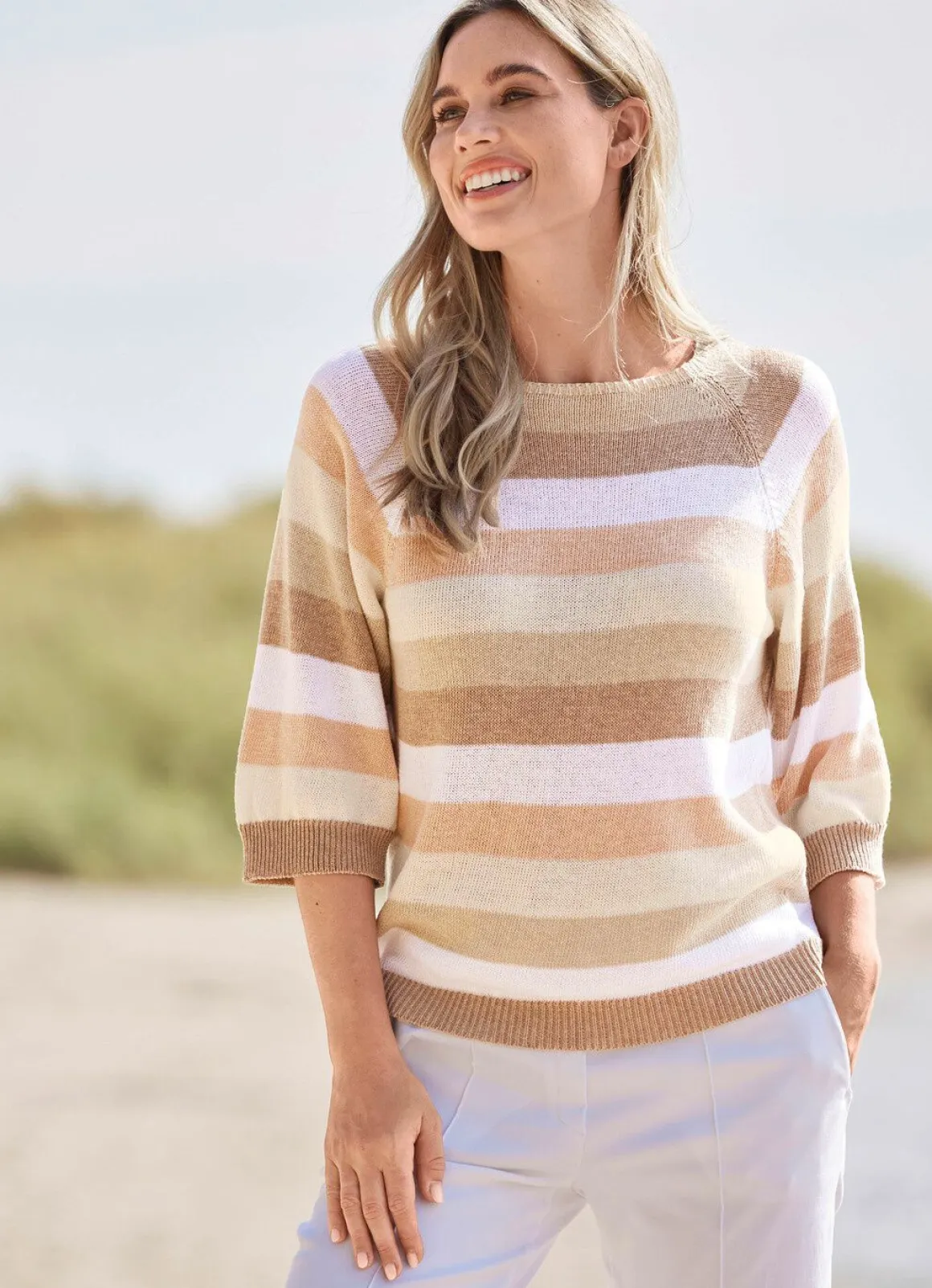 Pullover in Feinstrick