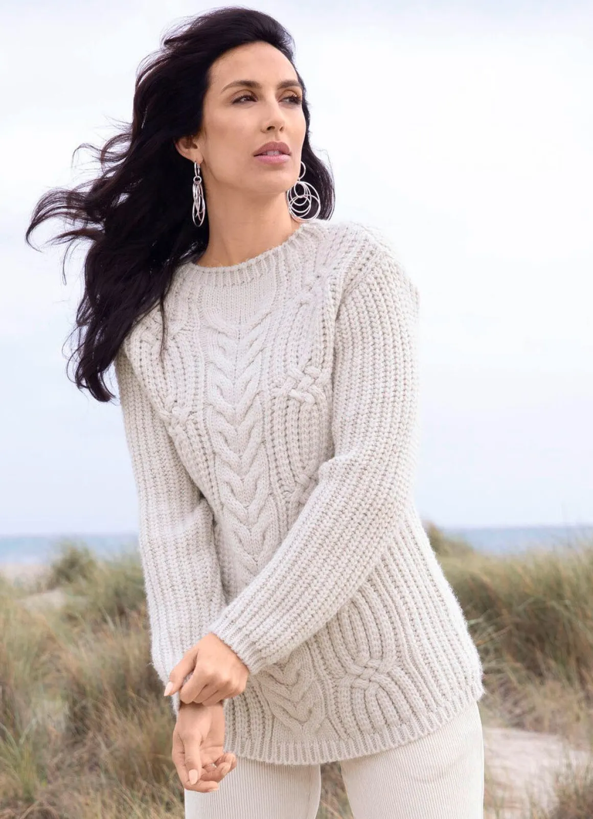 Pullover in flauschig weichem Grobstrick