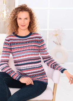 Pullover in Garnmix