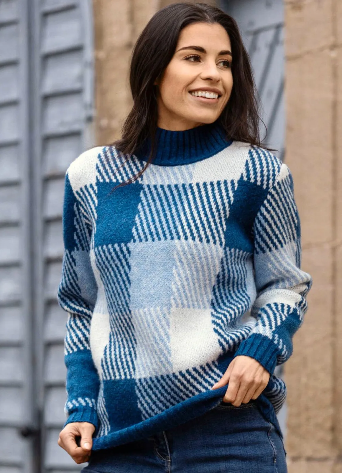 Pullover in Jacquard-Dessin