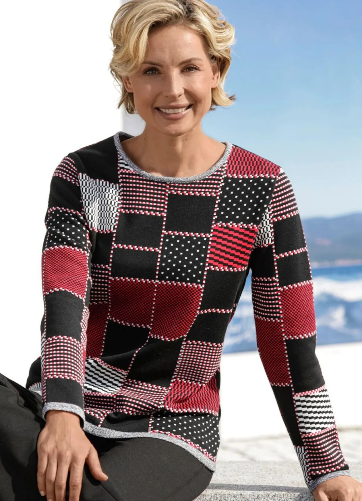 Pullover in Jacquard-Dessin