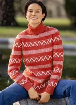 Pullover in Mustermix