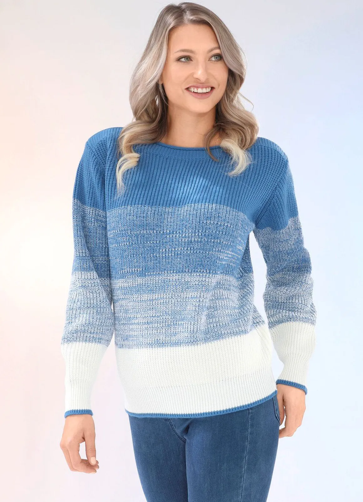 Pullover in Perlfang