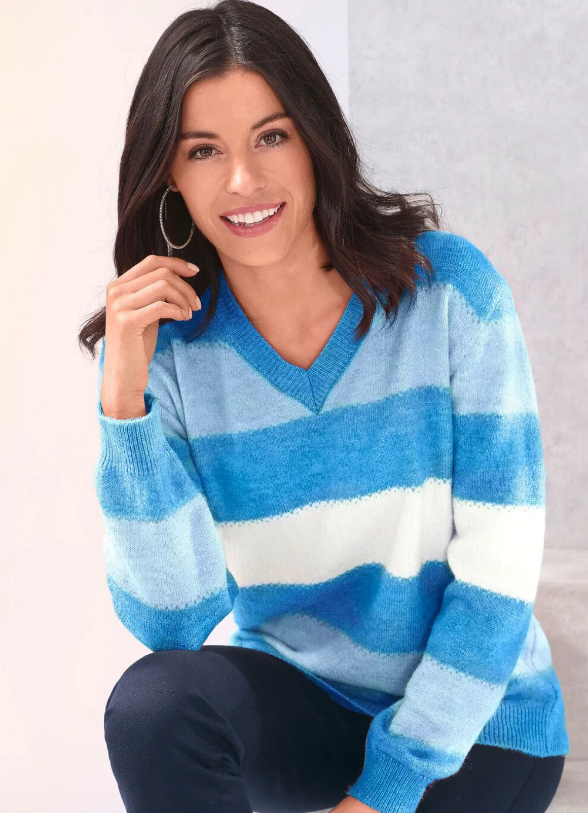 Pullover in sehr flauschigem Material