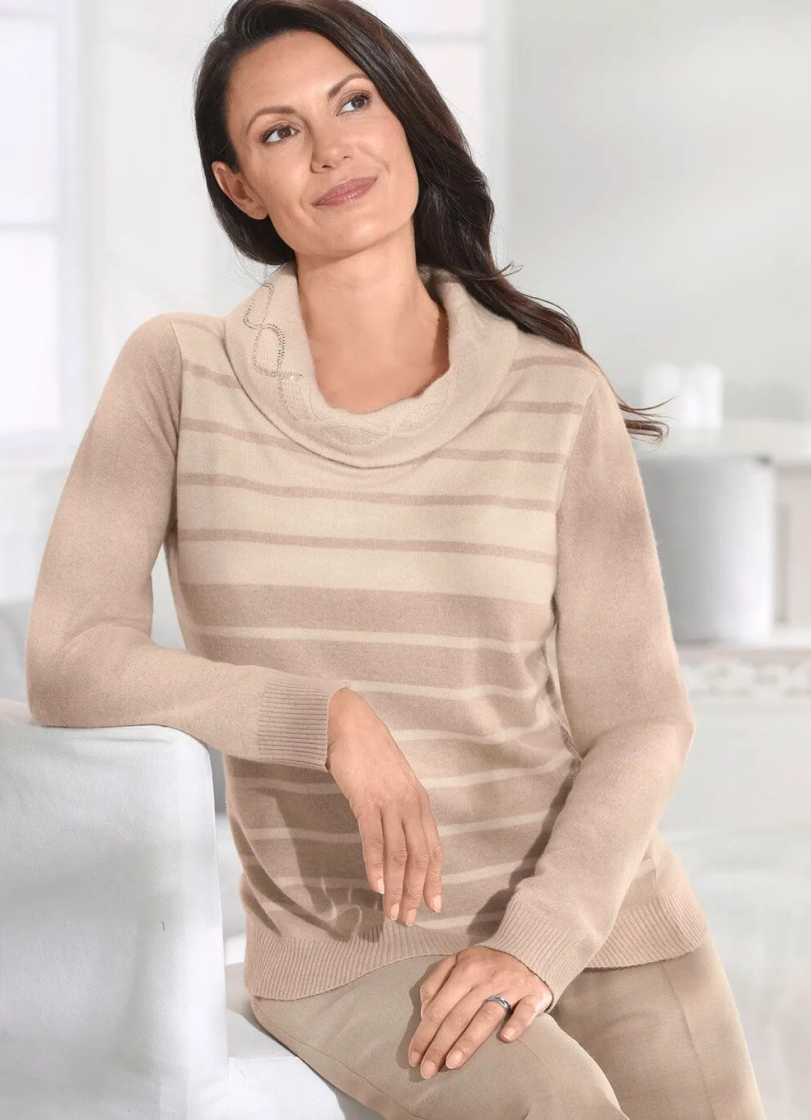 Pullover in sehr weicher Qualität mit Kaschmir