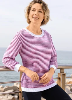Pullover in Strickmix