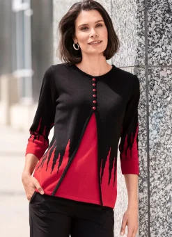 Pullover in Twinset-Optik