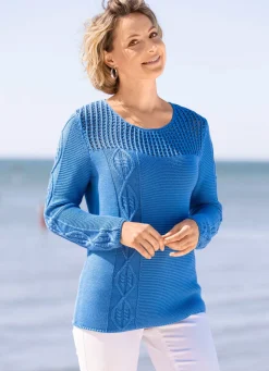Pullover mit Ajourmuster