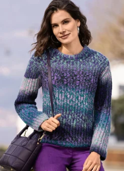Pullover mit Alpaka und tollem Farbverlauf
