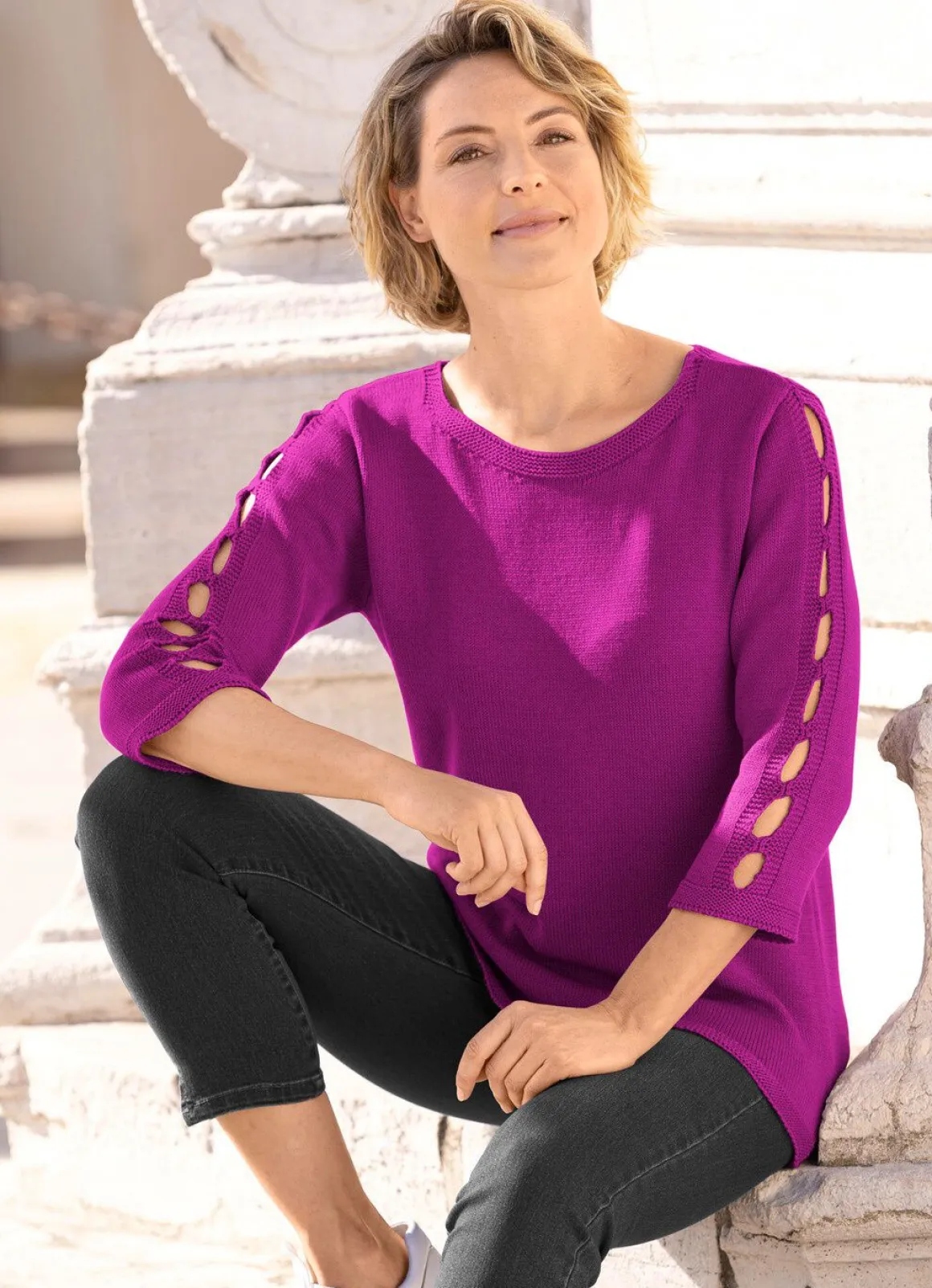 Pullover mit Cut-Outs