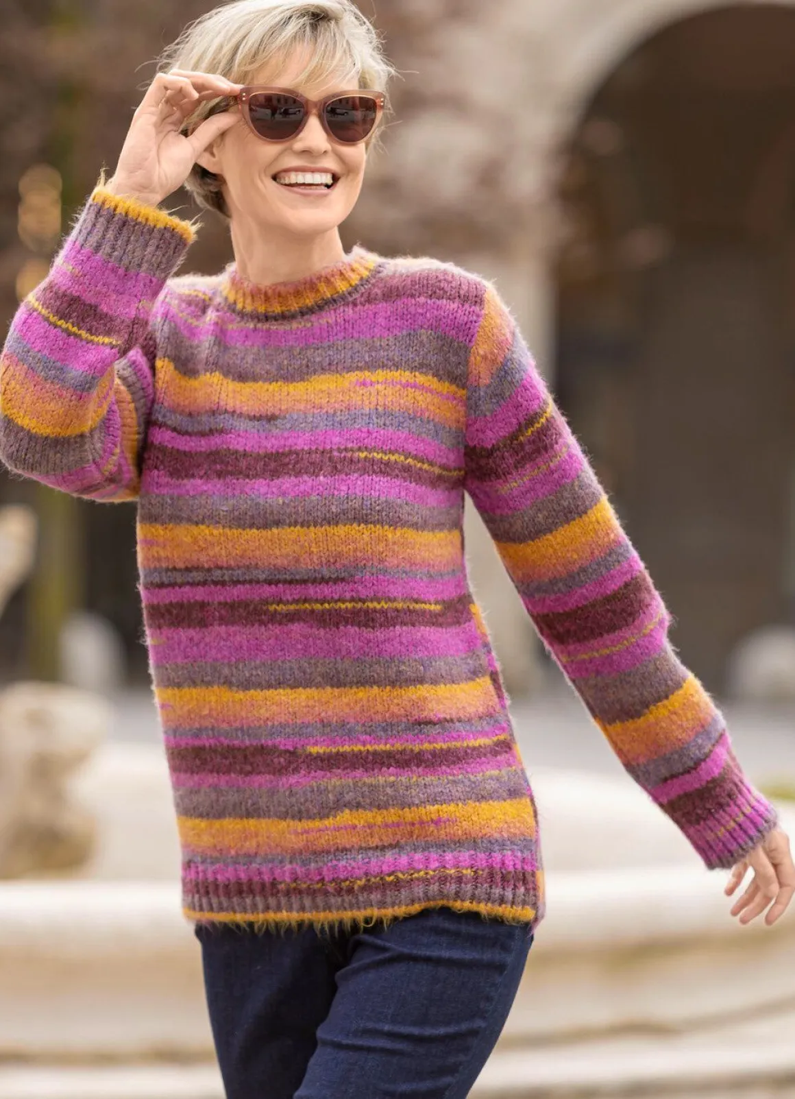 Pullover mit Farbverlauf