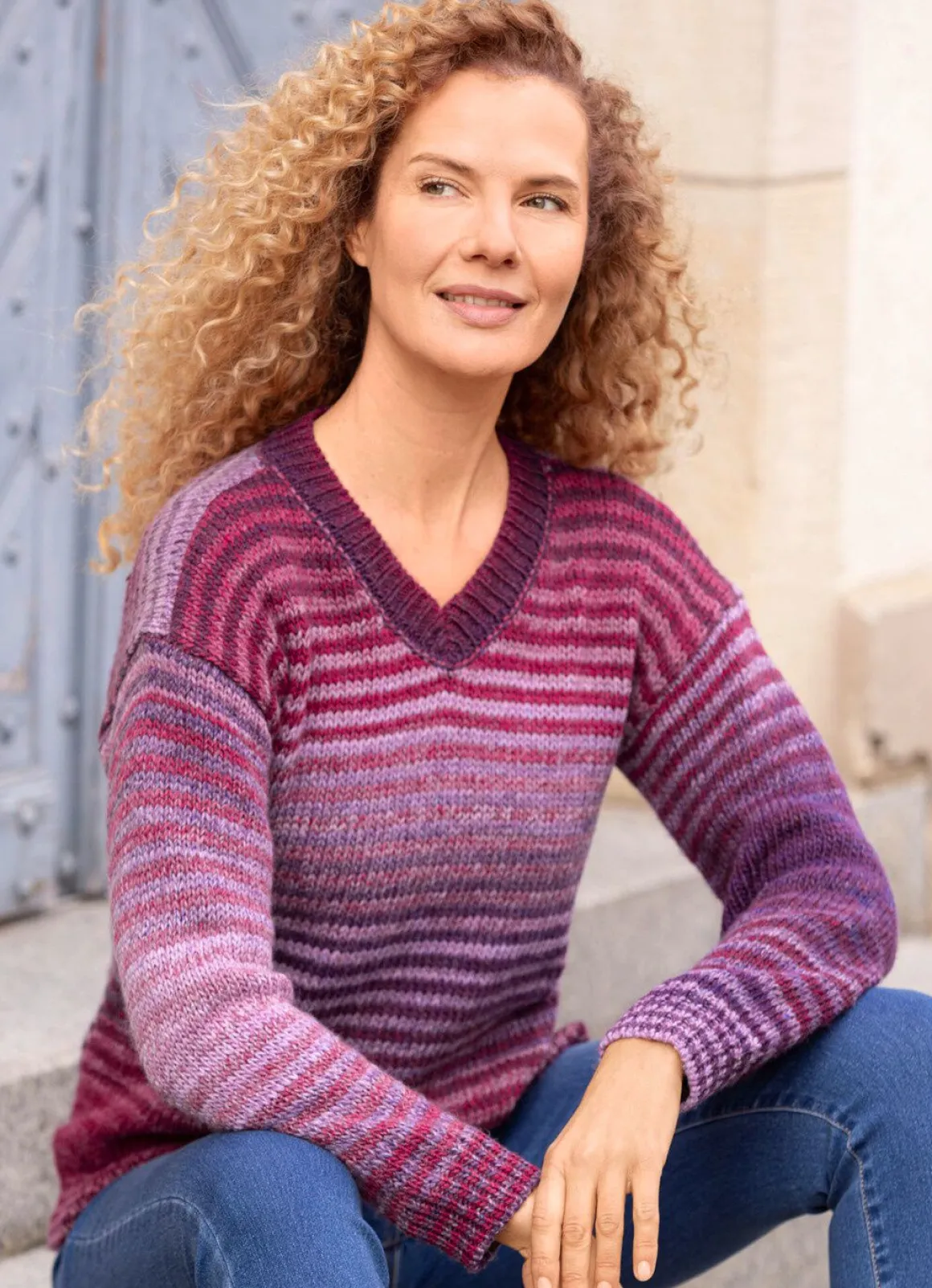 Pullover mit Farbverlauf