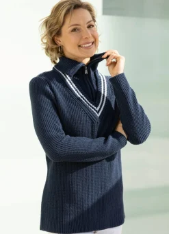 Pullover mit recycelter Baumwolle