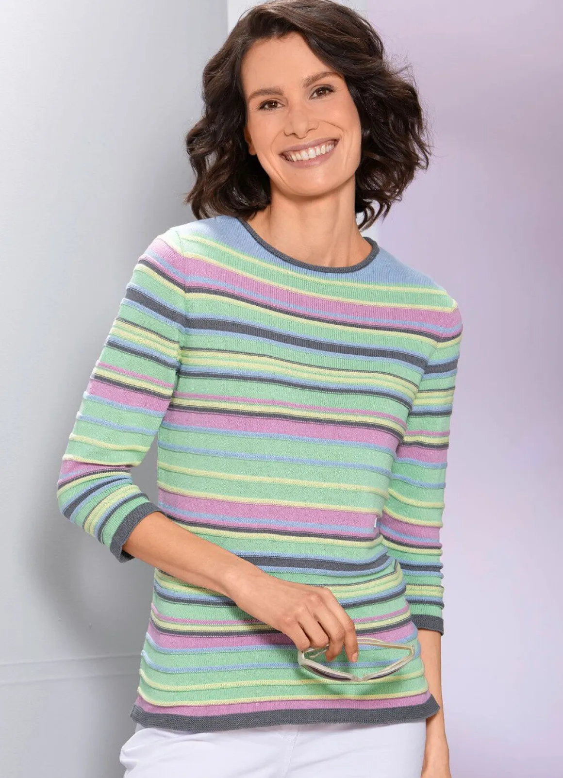 Pullover mit recycelter Baumwolle