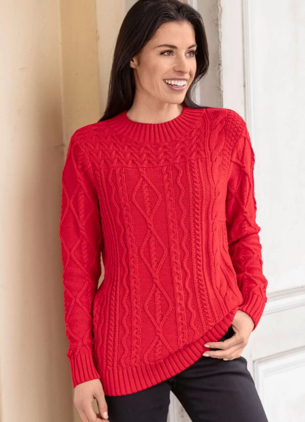Pullover mit recycelter Baumwolle