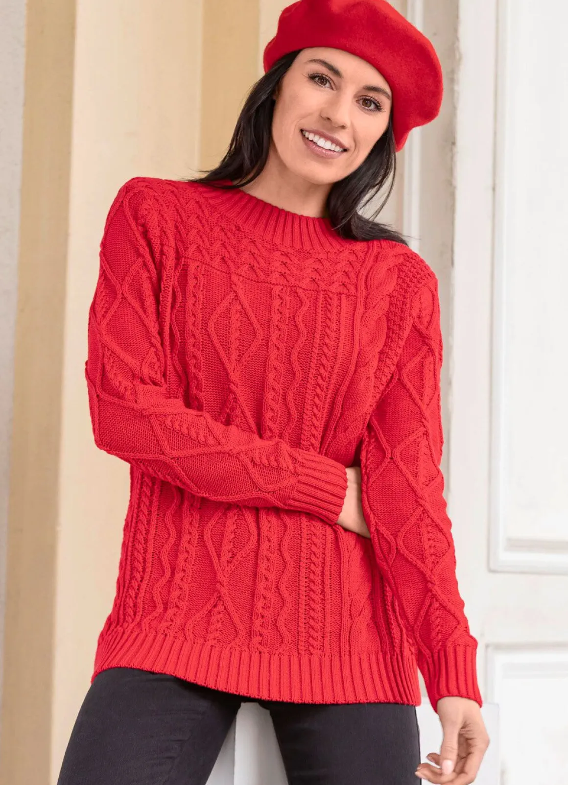 Pullover mit recycelter Baumwolle