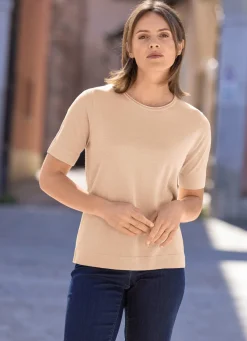 Pullover mit rundem Halsausschnitt