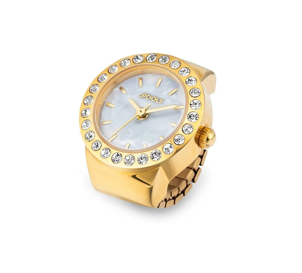 Quartz-Ringuhr