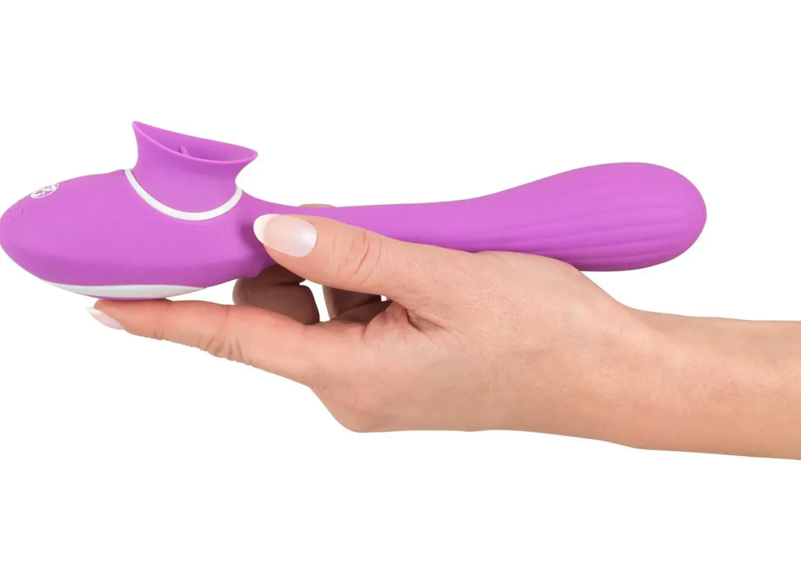 Rabbitvibrator mit Leckfunktion