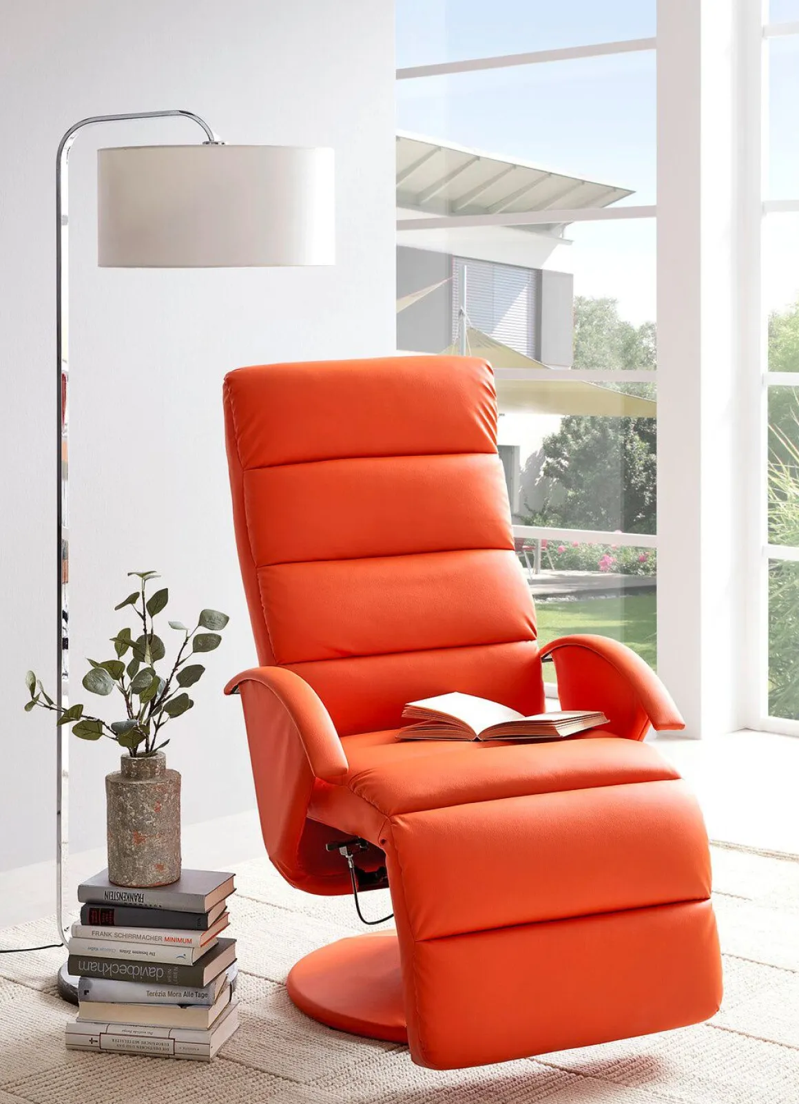 Relax-Sessel mit stabilem Metallrahmen
