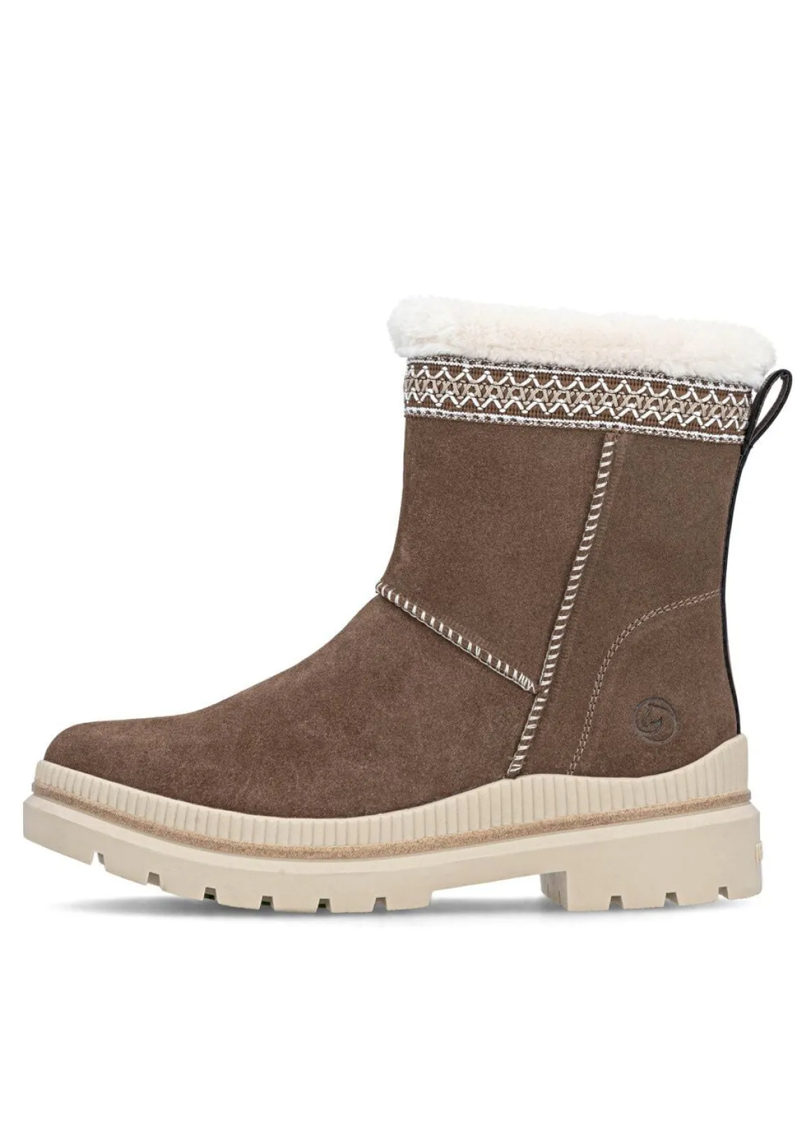 Remonte, gefütterte Damen-Stiefeletten, Winterschuhe, Weite G, mit Lammfell