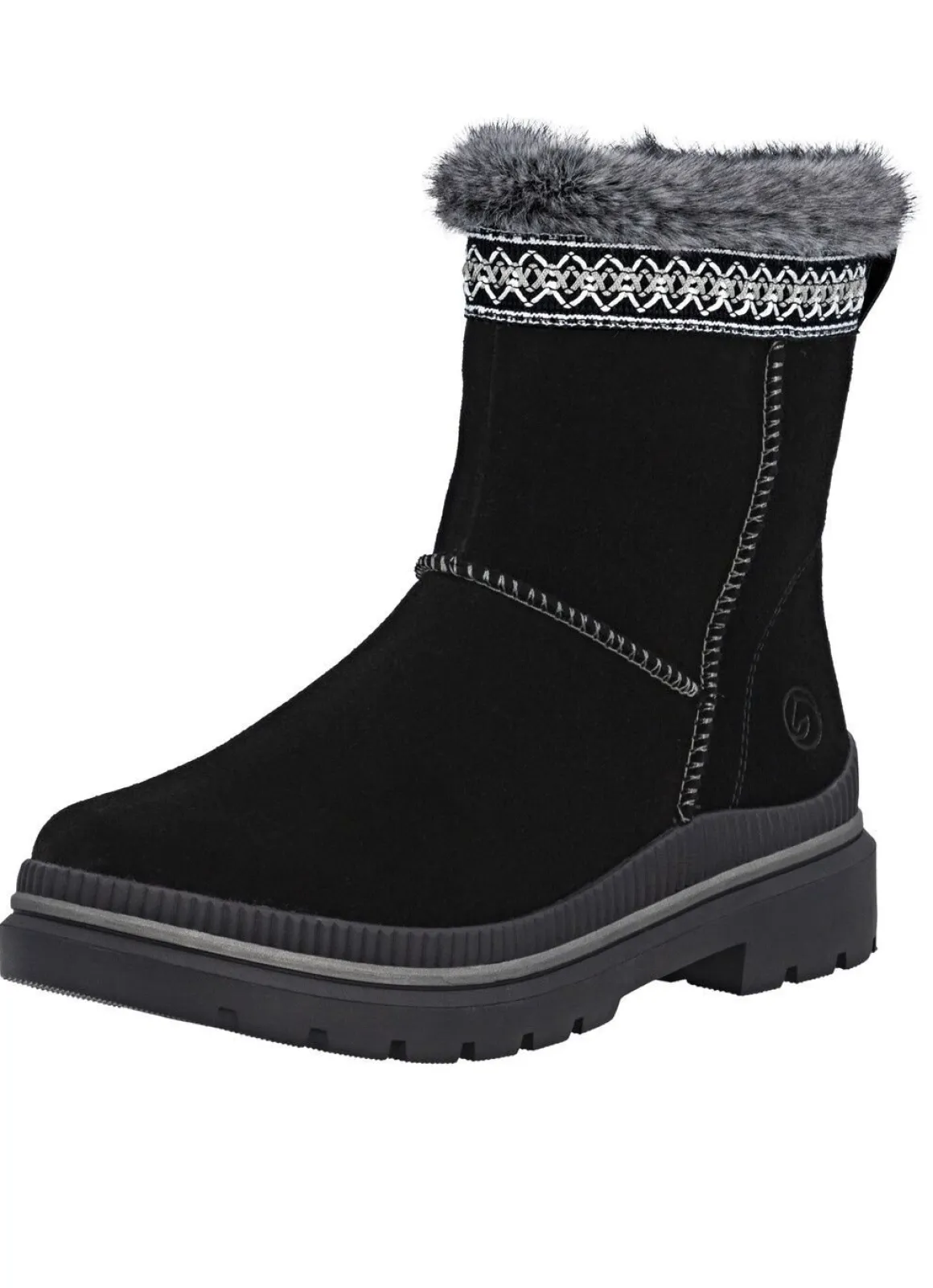 Remonte, gefütterte Damen-Stiefeletten, Winterschuhe, Weite G, mit Lammfell