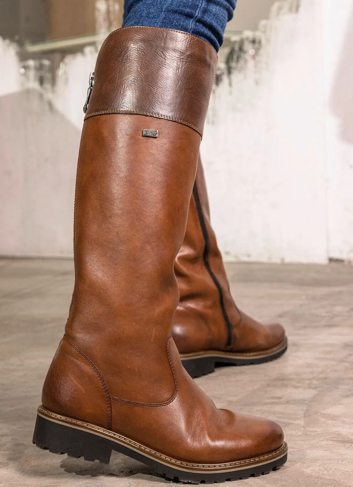 Remonte, gefütterte Damen-Stiefel, Winterschuhe, Weite G, mit Reißverschluss