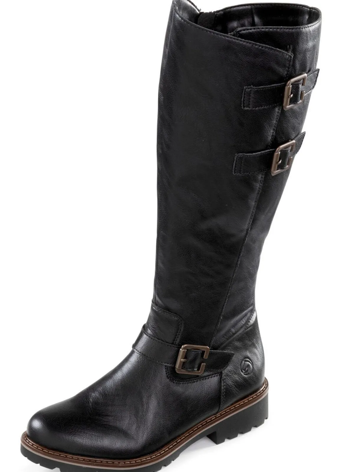 Remonte, gefütterte Damen-Stiefel, Winterschuhe, Weite G, mit Lammfell
