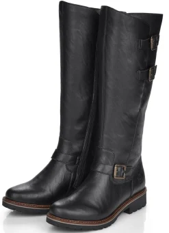 Remonte, gefütterte Damen-Stiefel, Winterschuhe, Weite G, mit Lammfell
