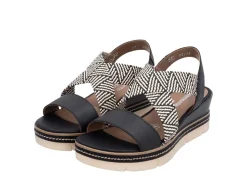Remonte Sandalette mit Flechtdurchzügen