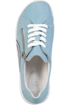Rieker, bequeme Damen-Sneaker, Weite H, mit herausnehmbarem Fußbett