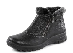 Rieker, gefütterte Damen-Boots, Winterschuhe, mit Reißverschluss