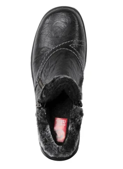 Rieker, gefütterte Damen-Boots, Winterschuhe, mit Reißverschluss