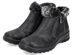 Rieker, gefütterte Damen-Boots, Winterschuhe, mit Reißverschluss