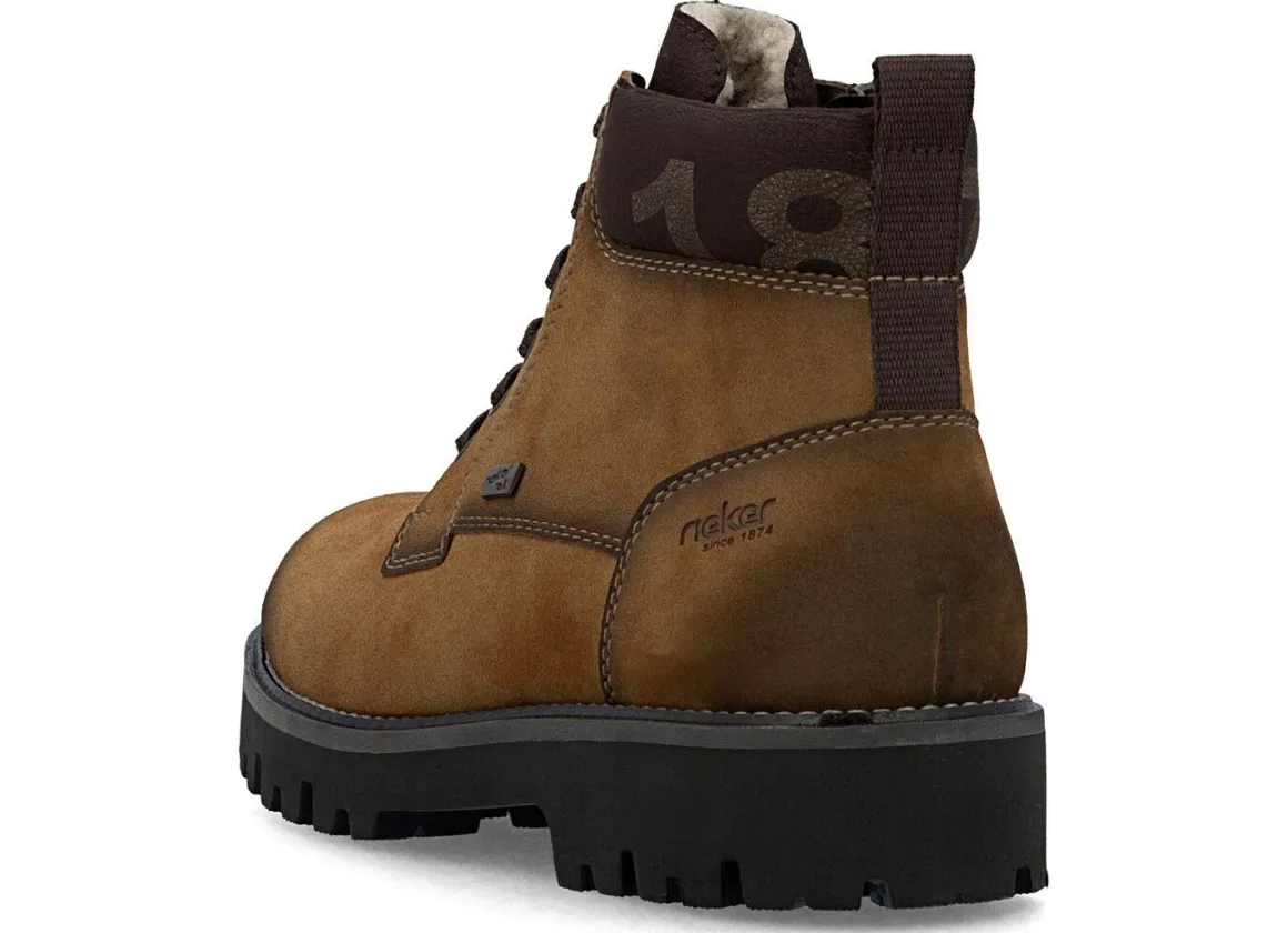 Rieker, gefütterte Herren-Boots, Winterschuhe, Weite H, mit Reißverschluss