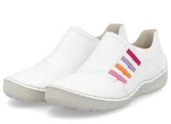 Rieker, klassische Damen-Slipper, mit Gummizug