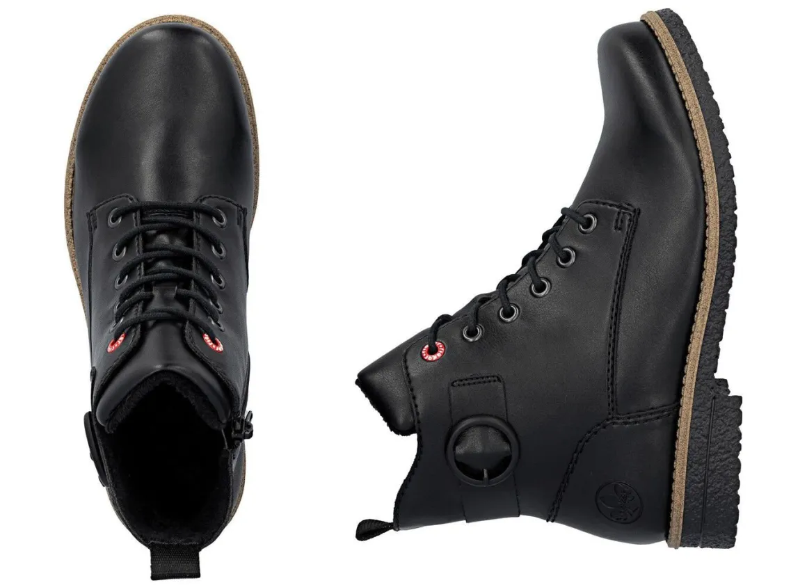 Rieker, klassische Damen-Stiefeletten, mit Reißverschluss